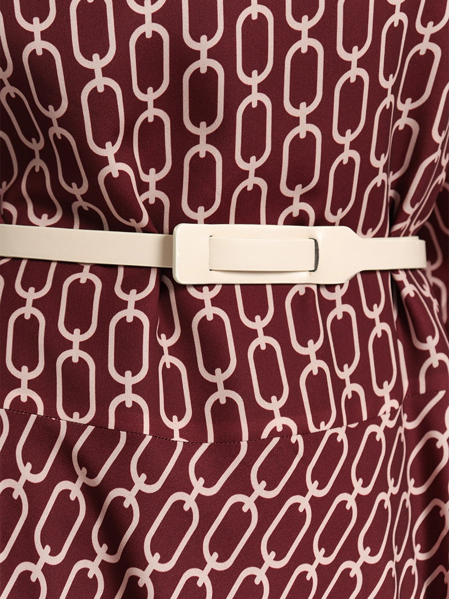 Платье с ремнем